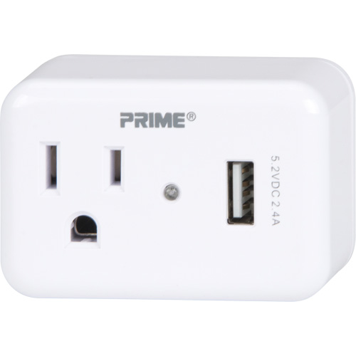 Chargeur USB Prime avec protection contre la surtension R.M.G. Prévention
