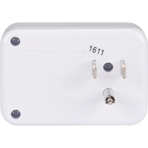 Chargeur USB Prime avec protection contre la surtension R.M.G. Prévention