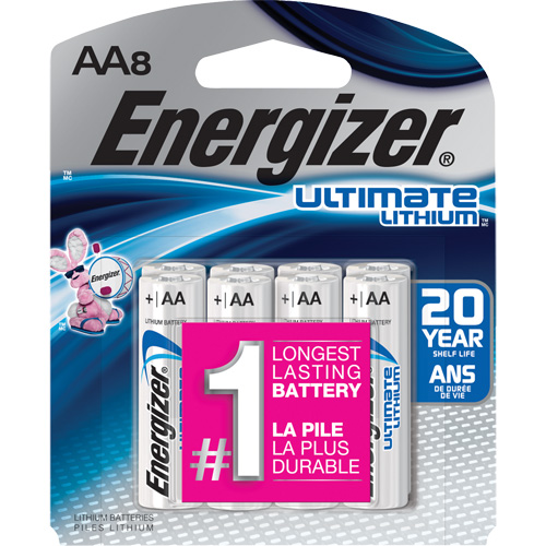 Ultimate Lithium Batteries, AA, 1.5 V R.M.G. Prévention