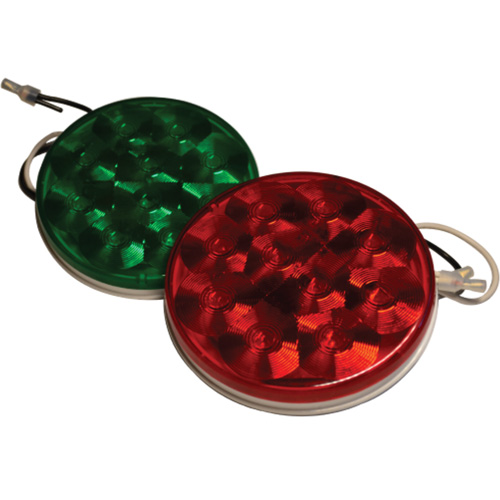 Trousse de conversion d'ampoule DEL de signalisation arr&ecirc;t & d&eacute;part, Plastique, 4" la x 1" p x 4" h R.M.G. Prévention