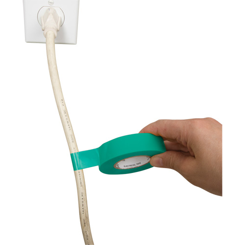 Ruban isolant, 19 mm (3/4") x 18 m (60'), Vert, 7 mils R.M.G. Prévention