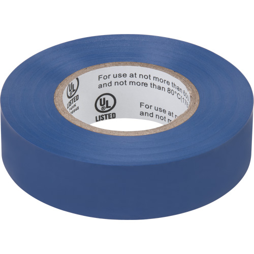 Ruban isolant, 19 mm (3/4") x 18 m (60'), Bleu, 7 mils R.M.G. Prévention
