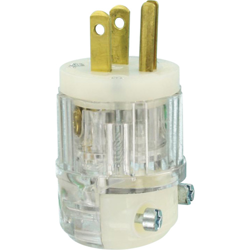 Prise de rallonge de qualit&eacute; hospitali&egrave;re, Nylon, 15 A, 125 V R.M.G. Prévention