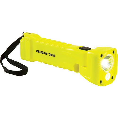 Lampe de poche &agrave; angle droit, DEL, 336 lumens, Piles AA R.M.G. Prévention