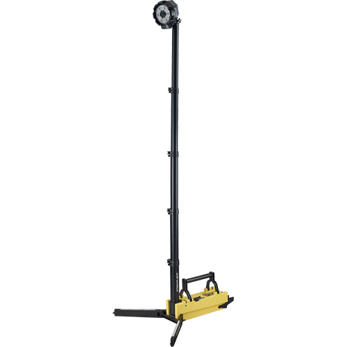 Lampe de sc&egrave;ne d&eacute;ployable portative, DEL, 5300 lumens, Boîtier en Plastique R.M.G. Prévention