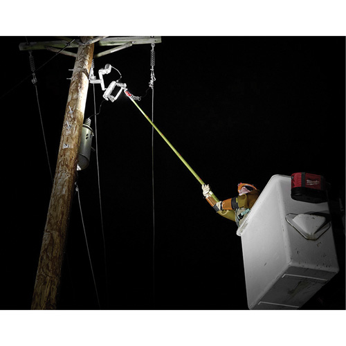 Lampe USB polyvalente REDLITHIUM pour perche isolante, DEL, Piles Rechargeable, Aluminium R.M.G. Prévention