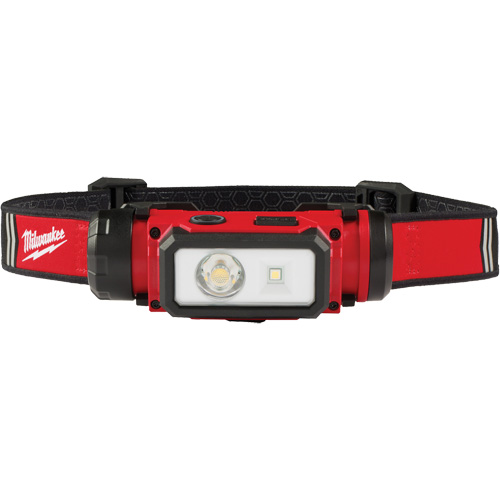 Lampe frontale pour casque de s&eacute;curit&eacute; USB REDLITHIUM, DEL, 600 lumens, 5 hres de fonctionnement, piles Rechargeable R.M.G. Prévention