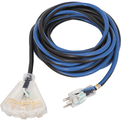 JLEC-1450 Contractor Grade Extension Cord, Indoor/Outdoor, SJTOW, 14 AWG, 15 A, 50' R.M.G. Prévention