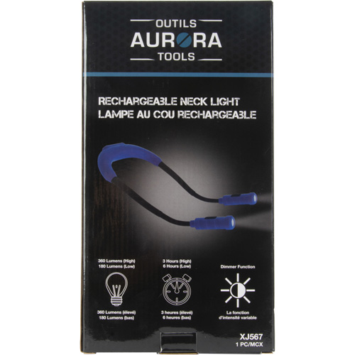 Work Light, Neck Light, Rechargeable, 300 Lumens R.M.G. Prévention