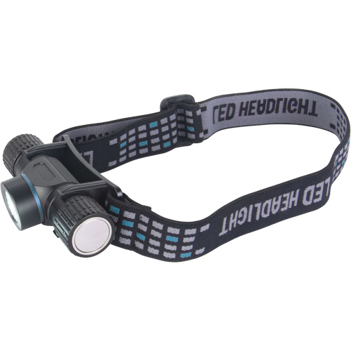 Lampe frontale magn&eacute;tique, DEL, 1100 lumens, 4.5 hres de fonctionnement, piles Rechargeable R.M.G. Prévention