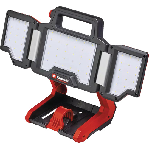 Lampe de travail &agrave; DEL professionnelle &agrave; panneaux pliants lumens sans fil 18V, DEL, 3600 lumens R.M.G. Prévention