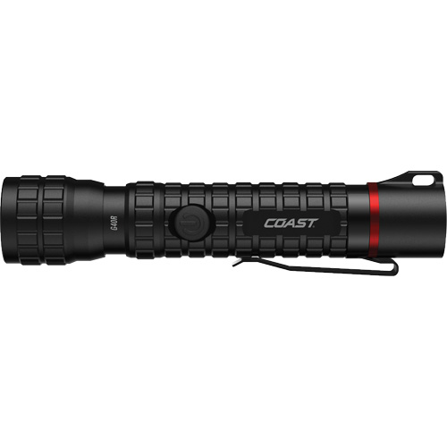 G40R Waterproof Flashlight with Twist Focus, LED, 650 Lumens, Rechargeable Batteries R.M.G. Prévention