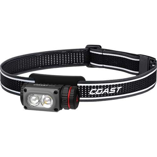 WPH10R Dual Colour Headlamp with Magnet & Clip, LED, 500 Lumens, 3.25 Hrs. Run Time, Rechargeable Batteries R.M.G. Prévention