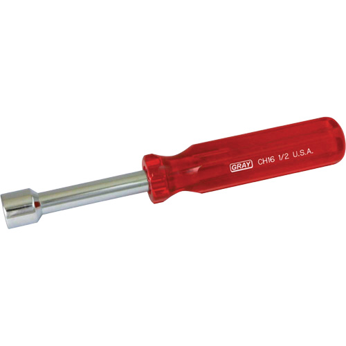 SAE Nut Driver, 1/2" Drive, 7" L R.M.G. Prévention