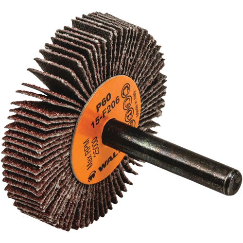 Disque &agrave; lamelles Coolcut, Oxyde d'aluminium, Grain 60, 2" x 3/8" x 1/4" R.M.G. Prévention