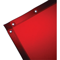 Rideau pour soudure, 72" x 72", Orange R.M.G. Prévention