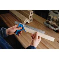 True Blue&reg; Combination Square, 12" L, 1/16" Graduations, Steel, Plain R.M.G. Prévention