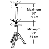 L&egrave;ve-tubes robuste, Capacit&eacute; de chargement 2500 lb R.M.G. Prévention