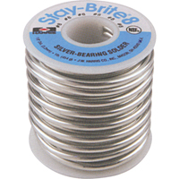 M&eacute;taux d'apport Stay-Brite, Sans plomb, 96 % d'&eacute;tain, 4 % d'argent, &acirc;me Plein, dia. 0,125" R.M.G. Prévention