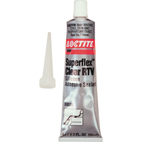 Scellant adh&eacute;sif &agrave; la silicone Superflex RTV, Tube, Transparent R.M.G. Prévention