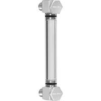 Round Nylon Liquid Level Gauge, Threaded, 5" L, 205°F (96.11° C) R.M.G. Prévention