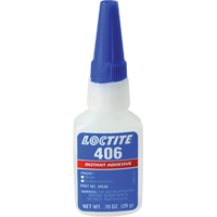 Prism 406 Instant Adhesive, Clear, Bottle, 0.7 fl. oz. R.M.G. Prévention