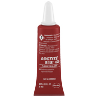Scellant &agrave; collerettes 518, Tube, Rouge R.M.G. Prévention