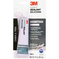 Produit d'&eacute;tanch&eacute;it&eacute; &agrave; base de silicone de calibre marin, 3 oz., Tube, Transparent R.M.G. Prévention
