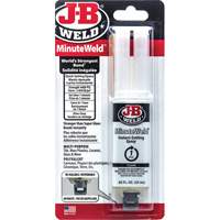 MinuteWeld Adhesive, 25 ml, Syringe, Two-Part, Clear R.M.G. Prévention