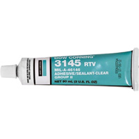 Scellant adh&eacute;sif &agrave; la silicone Dowsil RTV 3145 MIL-A-46146, Tube, Transparent R.M.G. Prévention