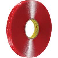 Ruban VHB, 33 m (108') lo x 12 mm (1/2") la, 40 mils, Acrylique R.M.G. Prévention