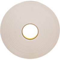 Double-Coated Foam Tape, 66 m (216') L x 12.7 mm (1/2") W, 31 mils, Polyethylene R.M.G. Prévention