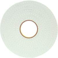 Double-Coated Urethane Foam Tape, 33 m (108') L x 25.4 mm (1") W, 62.5 mils, Urethane R.M.G. Prévention