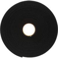 Ruban de mousse en vinyle 4504, 25,4 mm (1") la x 16,5 m (54') lo, 250 mils, Noir R.M.G. Prévention