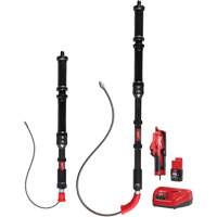 M12 Trapsnake 2-Tool Combo Urinal Auger Kit, Powered, Bulb, 4'/6' Cable Length, 1/2"/3/8" Cable Diameter R.M.G. Prévention