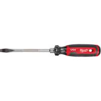 Slotted Screwdriver, 5/16" Tip, Round, 279 mm L, Cushion Grip Handle R.M.G. Prévention