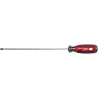 Cabinet Screwdriver, 1/4" Tip, Round, 363 mm L, Cushion Grip Handle R.M.G. Prévention