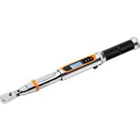 Cl&eacute; dynamom&eacute;trique &agrave; t&ecirc;te flexible 120XP avec angle, &eacute;lectronique, Entraînement 1/4" carr&eacute;, 24 - 240 lb-po R.M.G. Prévention