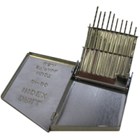 Jobber Length Drill Set, 20 Pieces, High Speed Steel R.M.G. Prévention