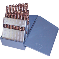 Jobber Length Drill Set, 15 Pieces, Cobalt R.M.G. Prévention