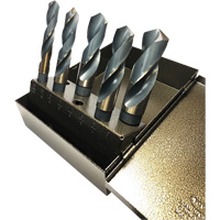 Prentice Drill Bit Set, 5 Pieces, High Speed Steel R.M.G. Prévention