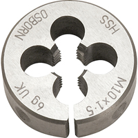 Split Circular Die, M10 X 1.5 Thread, High Speed Steel R.M.G. Prévention