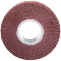 Brosse &agrave; lamelle de finition Scotch-Brite, Oxyde d'aluminium, Grain Fin, 8" x 2" x 3" R.M.G. Prévention