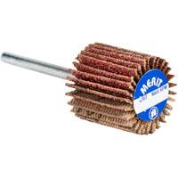 High Performance Micro-Mini Flap Wheel, Aluminum Oxide, 60 Grit, 3/4" x 3/4" x 1/8" R.M.G. Prévention