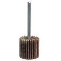 Super Finish Mini Flap Wheel, Aluminum Oxide, 60 Grit, 1-3/16" x 1/4" x 1/4" R.M.G. Prévention