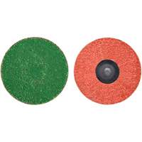 Zirc Plus Quick-Change Cloth Disc, 3" Dia., 120 Grit, Zirconia Alumina R.M.G. Prévention
