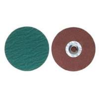 Quick-Change Discs, 3" Dia., 36 Grit, Zirconia Alumina R.M.G. Prévention