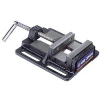 &eacute;tau pour perceuse &agrave; colonne, Largeur des m&acirc;choires 3", Profondeur de la gorge 0", Base Fixation sur &eacute;tabli R.M.G. Prévention