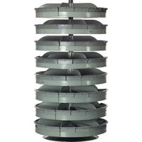 Modules de stockage Rotabin, 500 lb Capacit&eacute; par niveau, 8 Niveau(x), 66" ha x 34" dia R.M.G. Prévention