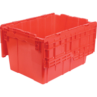 Contenants de distribution Flipak en plastique poly&eacute;thyl&egrave;ne (PE), 21,8" x 15,2" x 12,9", Rouge R.M.G. Prévention